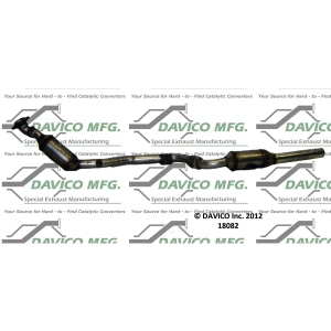 Davico Direct Fit Catalytic Converter and Pipe Assembly for 2002 Mercedes-Benz E430 - 18082