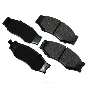 Akebono Pro-ACT™ Ultra-Premium Ceramic Front Disc Brake Pads for 1986 Nissan Stanza - ACT266