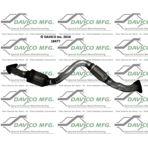 Davico Direct Fit Catalytic Converter and Pipe Assembly for 2007 Audi Q7 - 18477