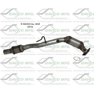 Davico Direct Fit Catalytic Converter and Pipe Assembly for 2009 Hummer H3T - 19721