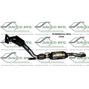 Davico Direct Fit Catalytic Converter and Pipe Assembly for 2001 Audi A6 Quattro - 17441