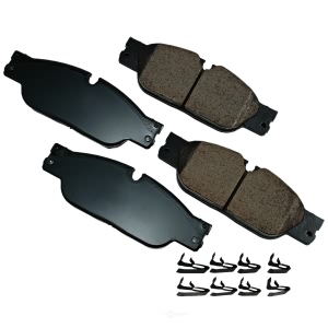 Akebono EURO™ Ultra-Premium Ceramic Front Disc Brake Pads for 2003 Jaguar S-Type - EUR1065