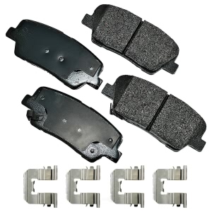 Akebono Pro-ACT™ Ultra-Premium Ceramic Rear Disc Brake Pads for 2015 Hyundai Santa Fe - ACT1284B