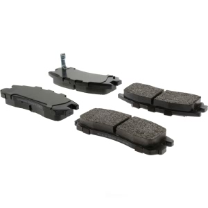 Centric Posi Quiet™ Extended Wear Semi-Metallic Rear Disc Brake Pads for Mitsubishi Expo LRV - 106.03830