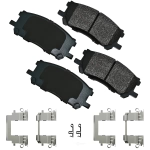 Akebono Pro-ACT™ Ultra-Premium Ceramic Front Disc Brake Pads for 2004 Lexus RX330 - ACT1005A
