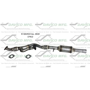 Davico Direct Fit Catalytic Converter and Pipe Assembly for 2005 Hyundai Santa Fe - 17412