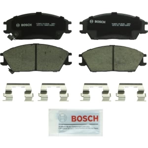 Bosch QuietCast™ Premium Ceramic Front Disc Brake Pads for 1988 Mitsubishi Precis - BC440