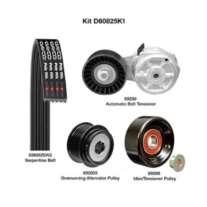 Dayco Demanding Drive Kit for 2005 Chrysler Town & Country - D60825K1