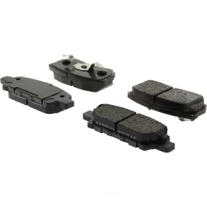 Centric Posi Quiet™ Extended Wear Semi-Metallic Rear Disc Brake Pads for 2013 Jeep Patriot - 106.10370