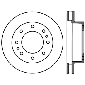 Centric Premium™ Brake Rotor for 2013 GMC Yukon XL 2500 - 125.66042