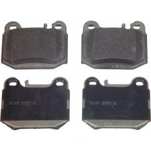 Wagner Thermoquiet Semi Metallic Rear Disc Brake Pads for 2005 Mercedes-Benz ML500 - MX874