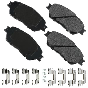 Akebono Pro-ACT™ Ultra-Premium Ceramic Front Disc Brake Pads for 2003 Lexus ES300 - ACT906C