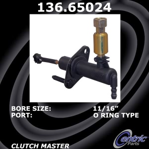 Centric Premium Clutch Master Cylinder for 2001 Mazda Tribute - 136.65024
