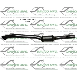 Davico Direct Fit Catalytic Converter and Pipe Assembly for 2000 BMW 740i - 17418