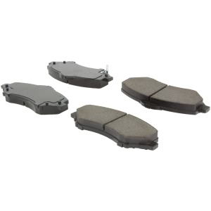 Centric Posi Quiet™ Ceramic Front Disc Brake Pads for 2019 Jeep Wrangler - 105.12730