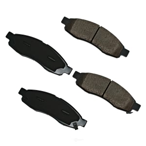 Akebono Performance™ Ultra-Premium Ceramic Front Brake Pads for 2005 Nissan Armada - ASP1015