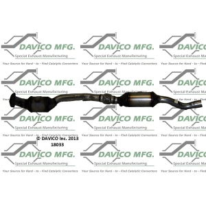Davico Direct Fit Catalytic Converter and Pipe Assembly for 2001 Audi A6 Quattro - 18033