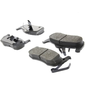 Centric Posi Quiet™ Semi-Metallic Rear Disc Brake Pads for 2009 Jeep Commander - 104.10870