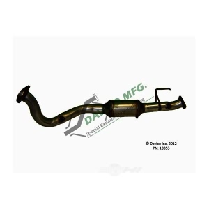 Davico Direct Fit Catalytic Converter and Pipe Assembly for 2004 Isuzu Axiom - 18353