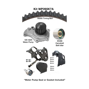 Dayco Timing Belt Kit With Water Pump for 2002 Chrysler Sebring - WP265K7A