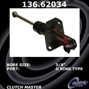 Centric Premium Clutch Master Cylinder for 1997 Pontiac Firebird - 136.62034