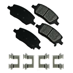 Akebono Pro-ACT™ Ultra-Premium Ceramic Rear Disc Brake Pads for 2005 Chevrolet Uplander - ACT1093