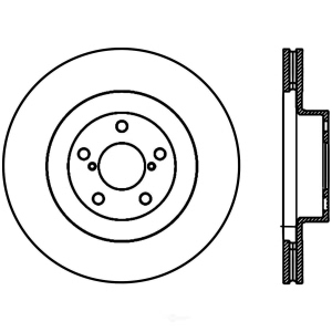 Centric Premium™ Brake Rotor for Saab 9-2X - 125.47018