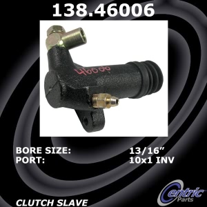 Centric Premium Clutch Slave Cylinder for 1990 Plymouth Colt - 138.46006