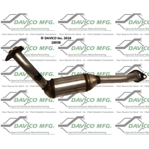 Davico Direct Fit Catalytic Converter and Pipe Assembly for 2003 Nissan Frontier - 18038