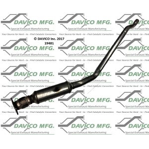 Davico Direct Fit Catalytic Converter and Pipe Assembly for 2001 Dodge Grand Caravan - 19481