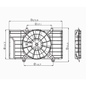 TYC Engine Cooling Fan - 600630