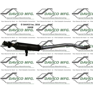 Davico Direct Fit Catalytic Converter and Pipe Assembly for 2005 Mercedes-Benz ML500 - 18438