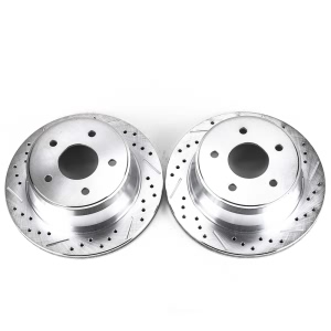 Power Stop PowerStop Evolution Performance Drilled, Slotted& Plated Brake Rotor Pair for 1998 Isuzu Hombre - AR8636XPR