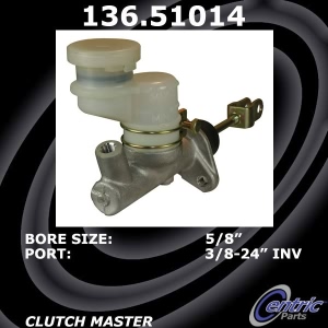 Centric Premium Clutch Master Cylinder for 1996 Hyundai Accent - 136.51014