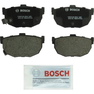 Bosch QuietCast™ Premium Organic Rear Disc Brake Pads for 1991 Nissan Stanza - BP464