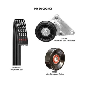 Dayco Demanding Drive Kit for 2001 Chevrolet Silverado 1500 HD - D60923K1