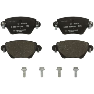 Bosch EuroLine™ Semi-Metallic Rear Disc Brake Pads for 2003 Jaguar X-Type - 0986494046