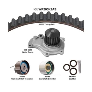 Dayco Timing Belt Kit With Water Pump for 2003 Chrysler Voyager - WP265K2AS