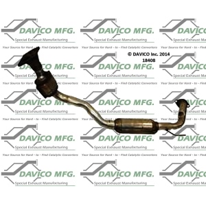 Davico Direct Fit Catalytic Converter and Pipe Assembly for 2001 Isuzu Rodeo Sport - 18408