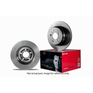 brembo Premium Xtra Cross Drilled UV Coated 1-Piece Rear Brake Rotors for 2008 BMW 328xi - 09.B338.2X