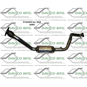 Davico Direct Fit Catalytic Converter and Pipe Assembly for 2003 Pontiac Aztek - 19492