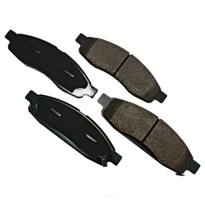 Akebono Pro-ACT™ Ultra-Premium Ceramic Front Disc Brake Pads for 2006 Nissan Titan - ACT1015