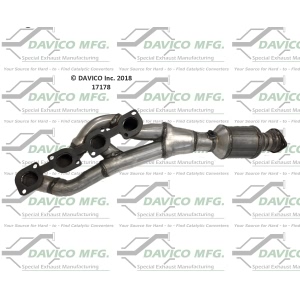Davico Direct Fit Catalytic Converter for 1999 BMW 540i - 17178