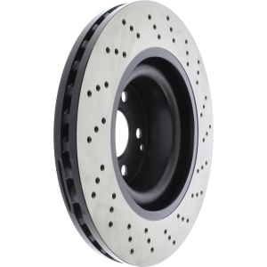 Centric SportStop Drilled 1-Piece Front Brake Rotor for 2004 Mercedes-Benz S600 - 128.35049