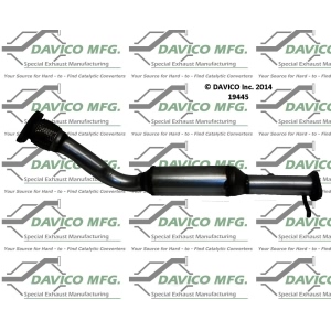 Davico Direct Fit Catalytic Converter and Pipe Assembly for 2007 Chevrolet Monte Carlo - 19445