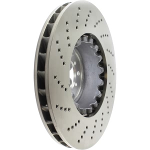 Centric SportStop Drilled 1-Piece Front Passenger Side Brake Rotor for 2007 BMW M6 - 128.34081