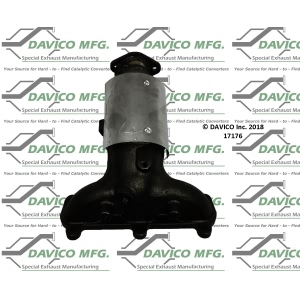 Davico Exhaust Manifold with Integrated Catalytic Converter for 2009 Hyundai Santa Fe - 17176