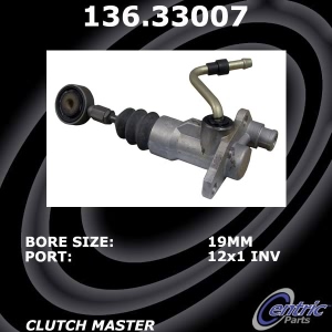 Centric Premium™ Clutch Master Cylinder for 1996 Audi A4 - 136.33007