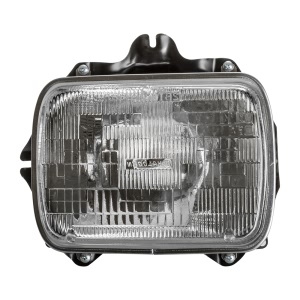 TYC Replacement 7X6 Rectangular Driver Side Chrome Sealed Beam Headlight for 1991 Toyota Pickup - 22-1014