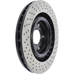 Centric SportStop Drilled 1-Piece Front Brake Rotor for 2009 Chevrolet Corvette - 128.62086